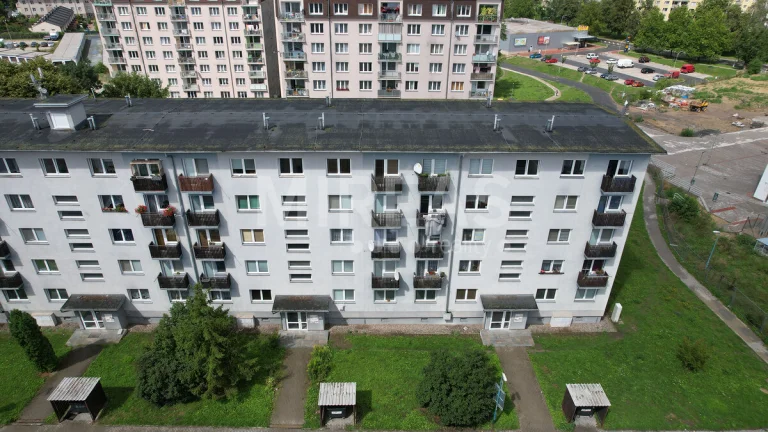 Milovice, prodej bytu 1+1, 30 m2 s balkónem a zděným sklep