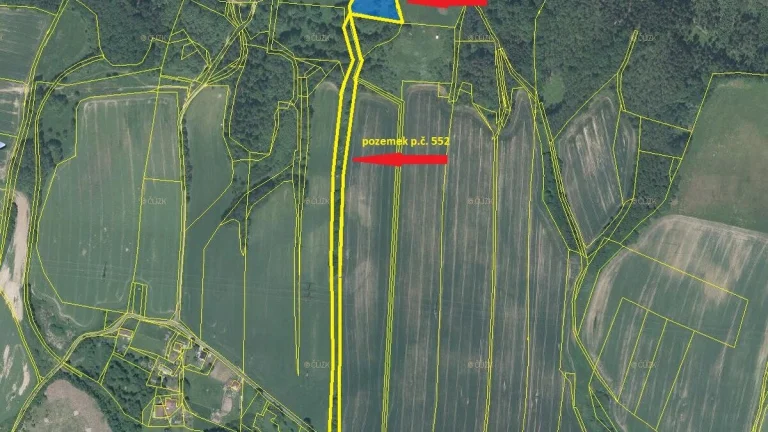 Pozemky p.č. 168/2 a p.č. 552 v k.ú. Hamr na Jezeře, okr. Če