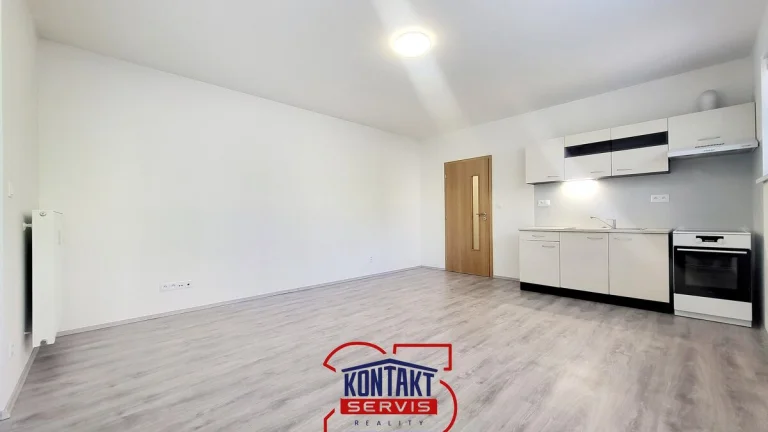 Pronájem nového bytu 1+kk s terasou v ulici Pekárenská, Česk