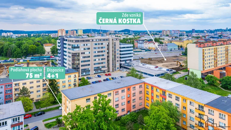 Byt 4+1 v srdci nové luxusní čtvrti Ostravy
