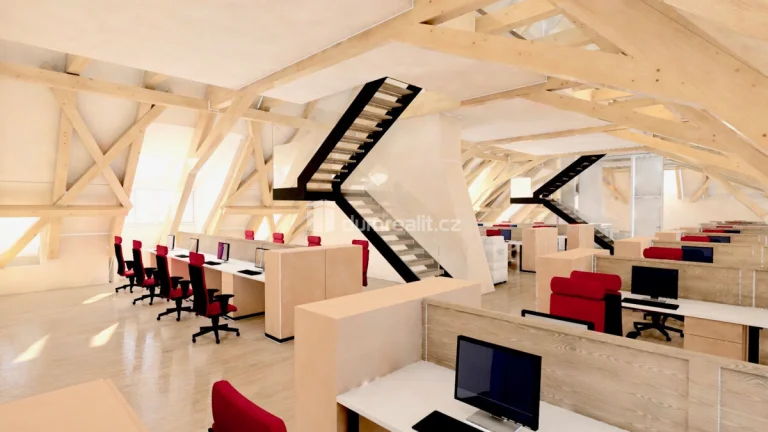 Pronájem nově budovaných kanceláří celkem až 550m2 P-1 Národ