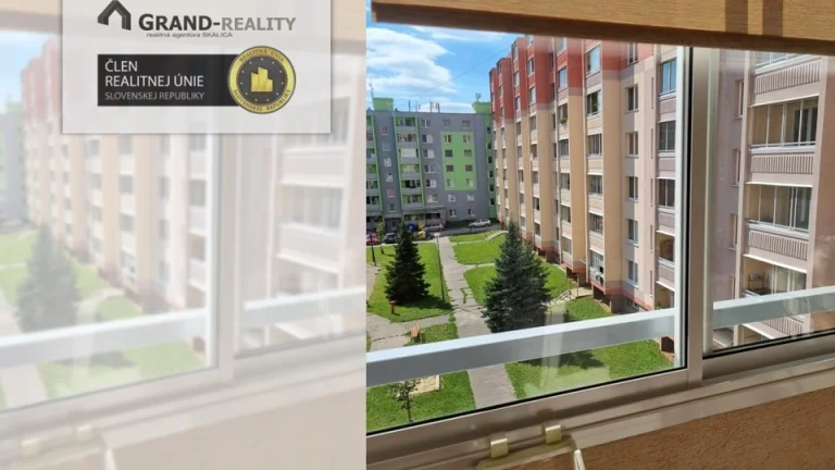 Na predaj byt 2+1 s lodžiou na sídlisku Trávniky v Skalici