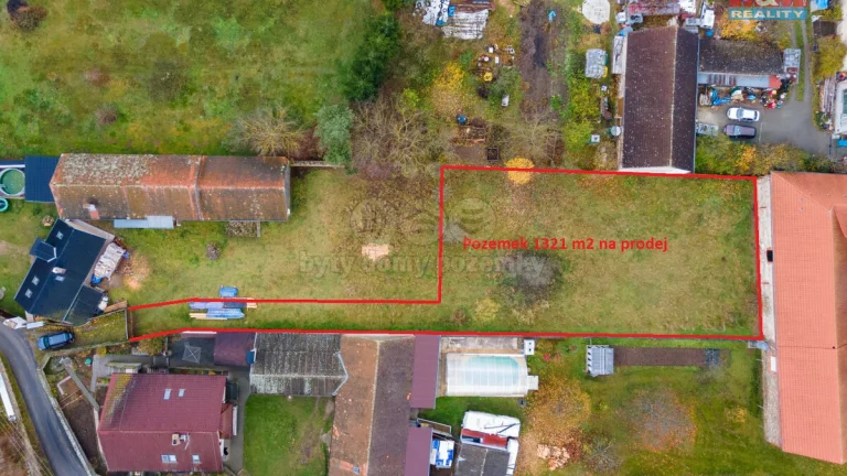 Prodej pozemku k bydlení, 1226 m², Malé Nepodřice, Dobev