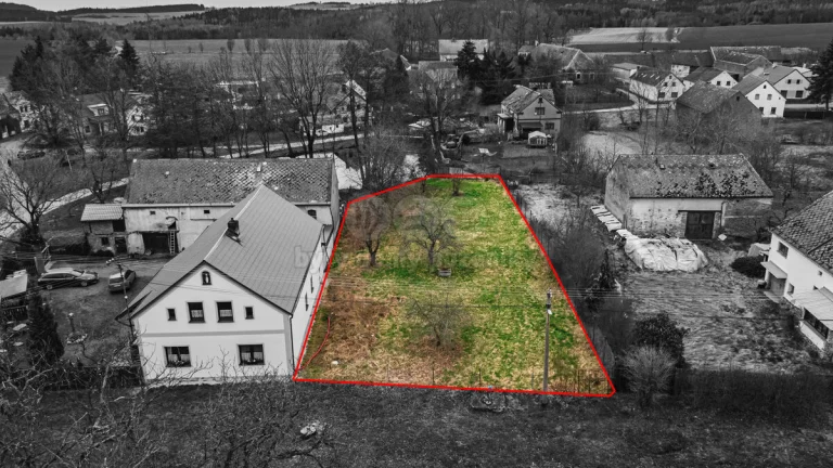 Prodej pozemku k bydlení 1403m2 v Olbramově, okr. Tachov
