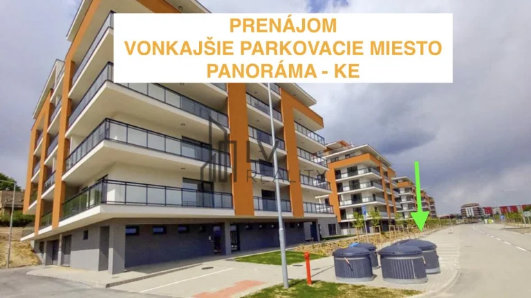 Na prenájom vonkajšie parkovacie miesto na Cédrovej ulici -