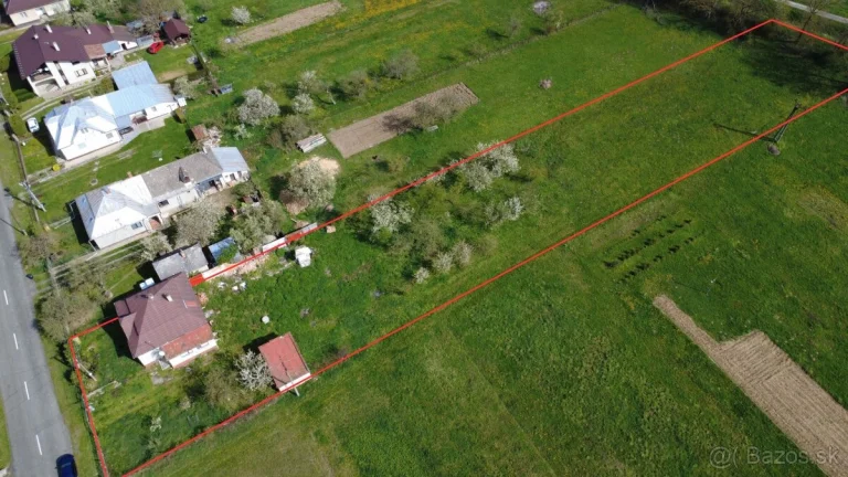 Stavebný pozemok v obci Horovce, okr. Michalovce