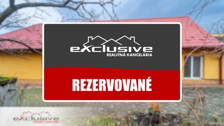 " REZERVOVANÉ " 3 IZBOVÝ RODINNÝ DOM - ĽUBOTICE, 102 M2,