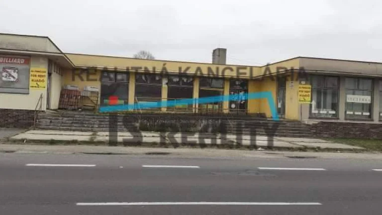 Na predaj obchodný priestor v obci Hokovce