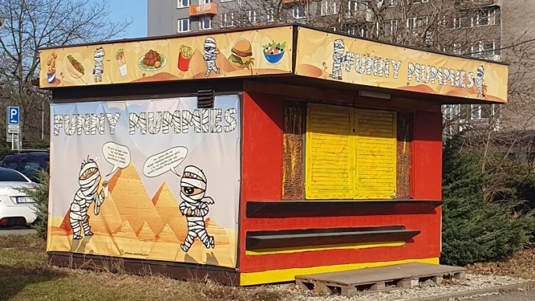 Stánek bistro rychlé občerstvení