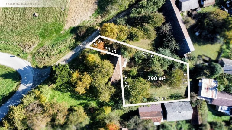 STAVEBNÝ POZEMOK - DALETICE, 790 M2 - PREŠOV 15 MIN.