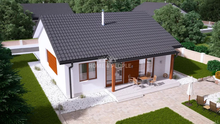 Projekt domu Havřice s pozemkem 1105 m2