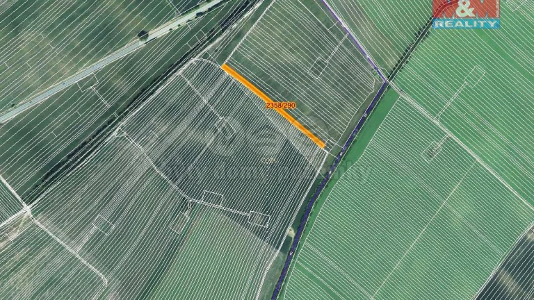 Prodej pole, 243 m², Hrušky