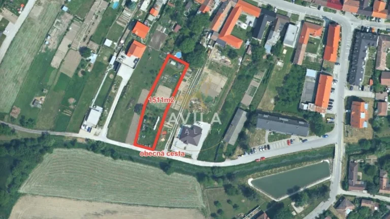 NA PREDAJ: pozemok 1511m2 - Dlhá pri Trnave