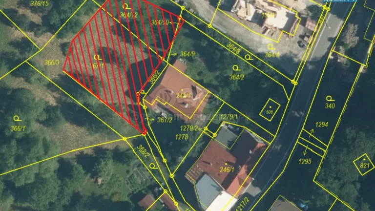 Prodej pozemku k bydlení, 1803m², Hukvaldy