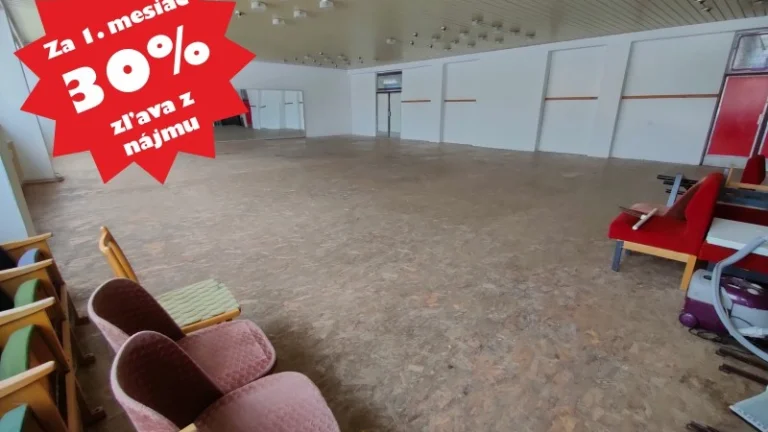 PRENÁJOM OPENSPACE PRIESTORY O VEĽKOSTI 210 M2 - GEN. SVOBOD