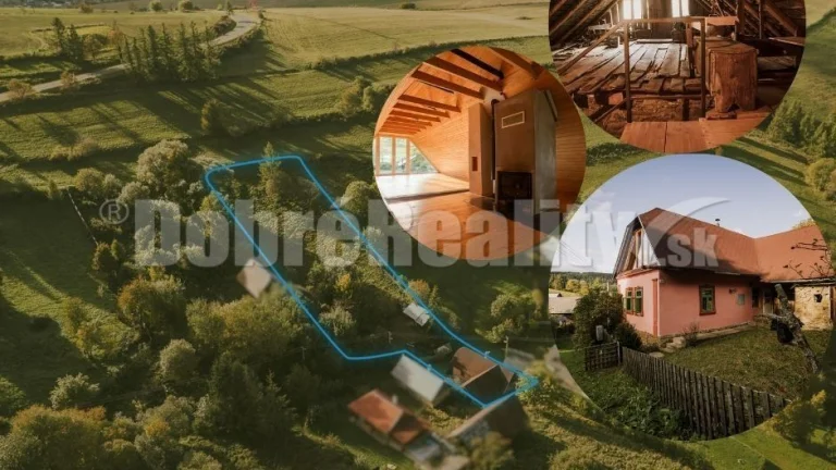 Kamenný dom s veľkou záhradou, 123 m2, Brutovce, okres Levoč