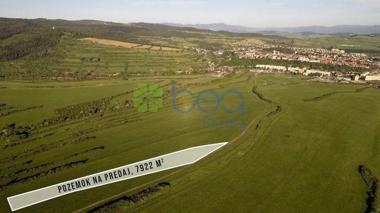 NA PREDAJ: Pozemok – orná pôda, Levoča, rozloha 7922 m2