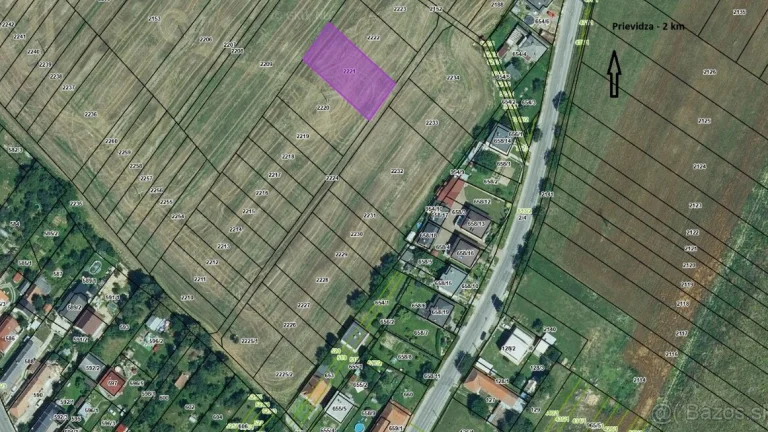 stavebný pozemok 1037 m2 - investičný pozemok