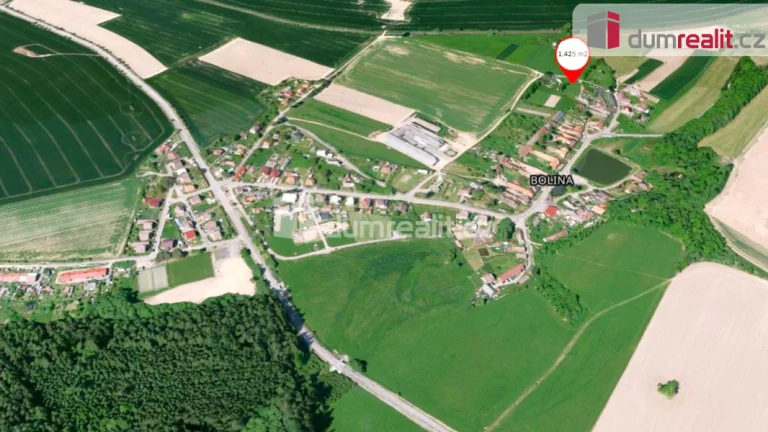 Prodej zahrady k výstavbě 1.425 m2, Vlašim - Bolina