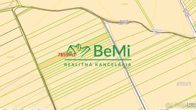 Predaj orná pôda - Cabaj-Čápor, 7859 m2 (112-14-VIG)