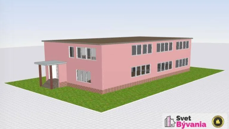 Administratívna budova s jedálňou a kuchyňou.- REVUCA