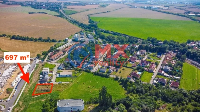 Prodej, stavební pozemek, 697 m2, Praha 9 - Horní Počernice