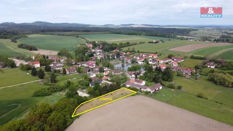 Prodej pozemku, 2590 m², Albrechtice nad Vltavou