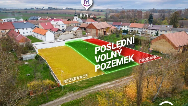 Prodej pozemky pro bydlení, 871 m2 - Bystročice - Žerůvky