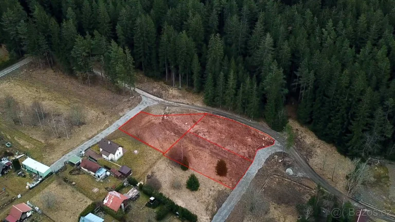 Pozemky Lipno nad Vltavou, 1825 m²