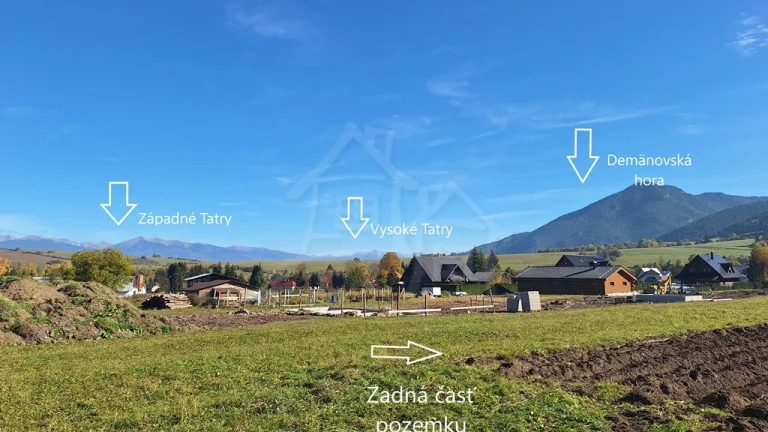 Rozľahlý pozemok na konci obce Lazisko určený na výstavbu,