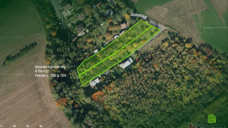 zprosmo stavebního pozemku, KU Škvorec LV 363 a LV 1439