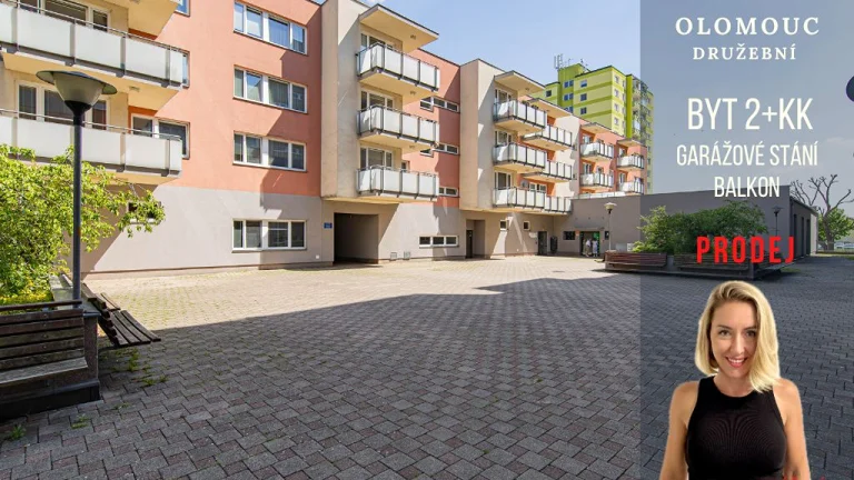 Prodej, byt 2+kk,balkon, garážové stání, 54 m2, Olomouc - No