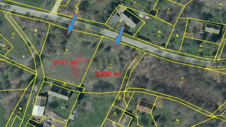 Prodej stavebního pozemku v obci Kolné na Českolipsku 4941 m