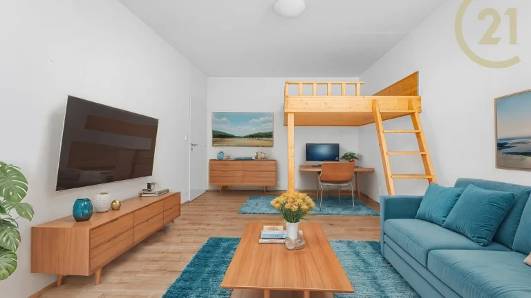 Pronájem bytu 1+1, 39,6 m² – Brno-Bystrc, ul. Fleischnerova
