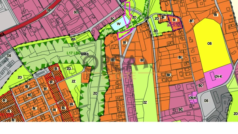 Prodej perspektivního pozemku p.č. 4996 o výměře 746 m2 v k.