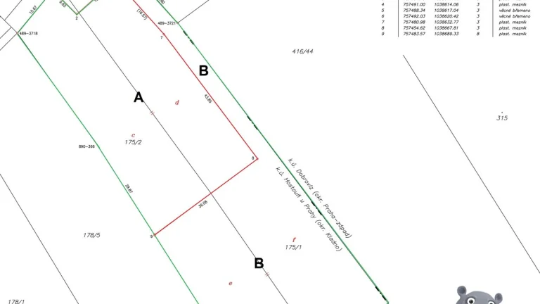 Prodej pozemku 2 653 m2 určeného pro výstavbu rodinného domu