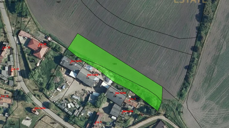 Prodej 0,2 ha investičních pozemků v k.ú. Bílence