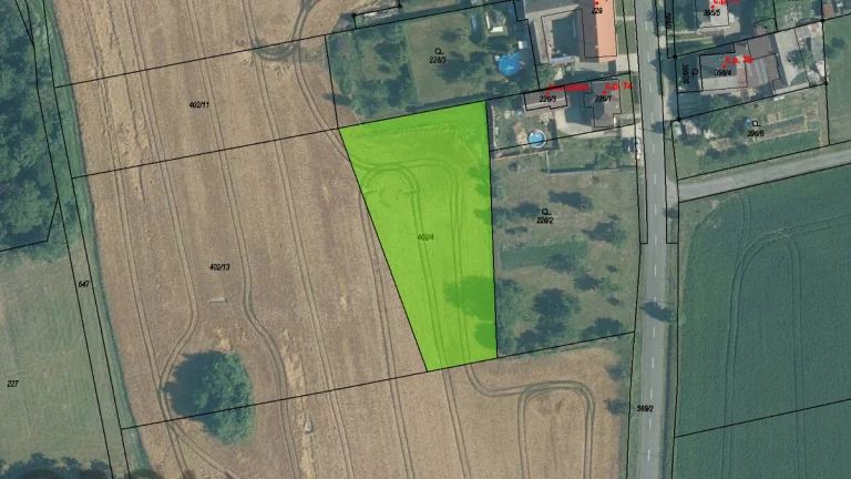 Prodej 0,2 ha zemědělského pozemku v k.ú. Blazice