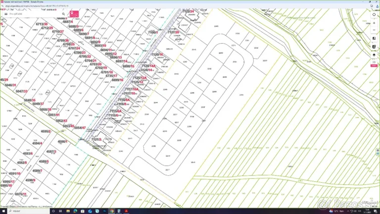 Stavebný pozemok 527 m² na výstavbu rodinného domu