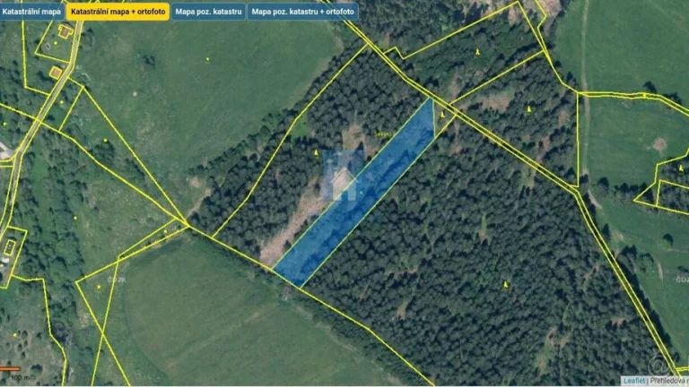 Nabízíme prodej pozemku Strážný, okres Prachatice 5547 m2 a
