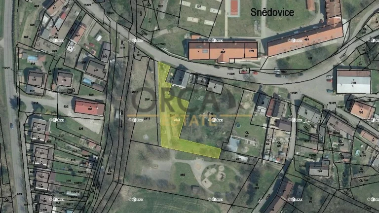 Zajímavý pozemek v k.ú. Snědovice