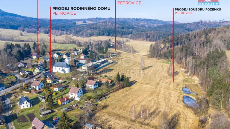 Prodej souboru pozemků Petrovice v Lužických horách
