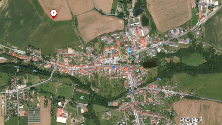 PRODEJ POLE 27935m2 - SPÁLENÉ POŘÍČÍ