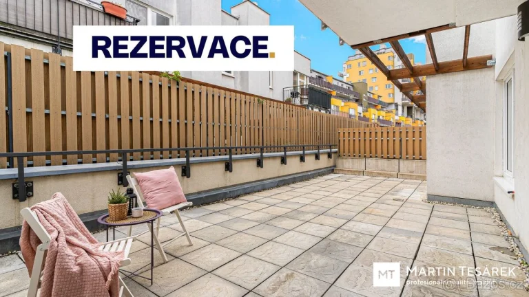 REZERVACE Prodej krásného bytu 3+kk s prostornou terasou 37