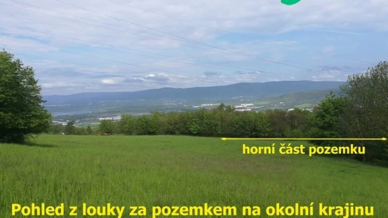 Pozemek 4474m2 pro rodinné sídlo v Ústí nad Labem