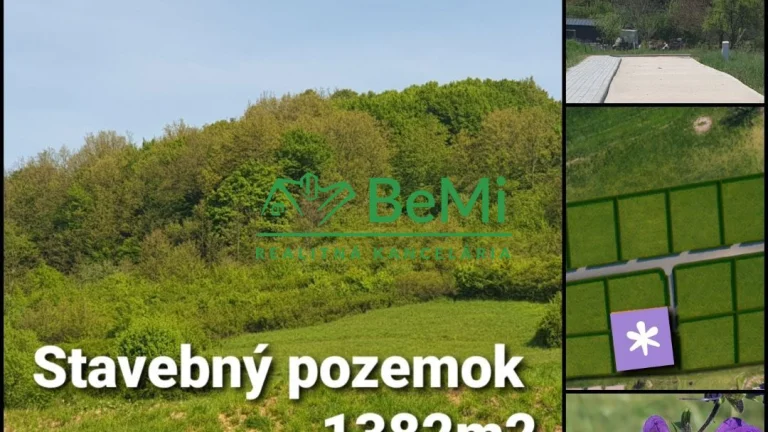 Stavebný POZEMOK ...1382 m2...Horné Hámre (170-14-DARE)