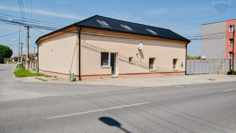 Na predaj komerčná budova, 172 m2, pozemok 411 m2, Lehnice