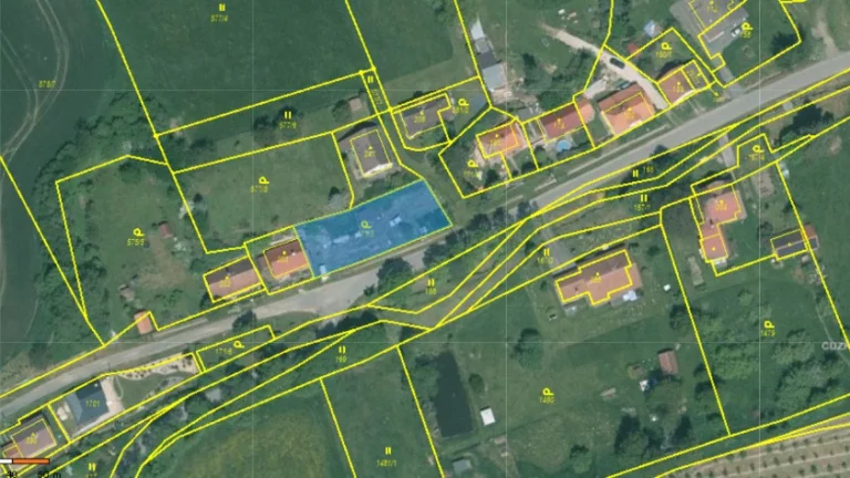 Prodej stavebního pozemku 589 m2, Mutěnín
