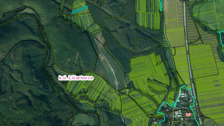 Predám 5 826 m² ornej pôdy v obci Ličartovce