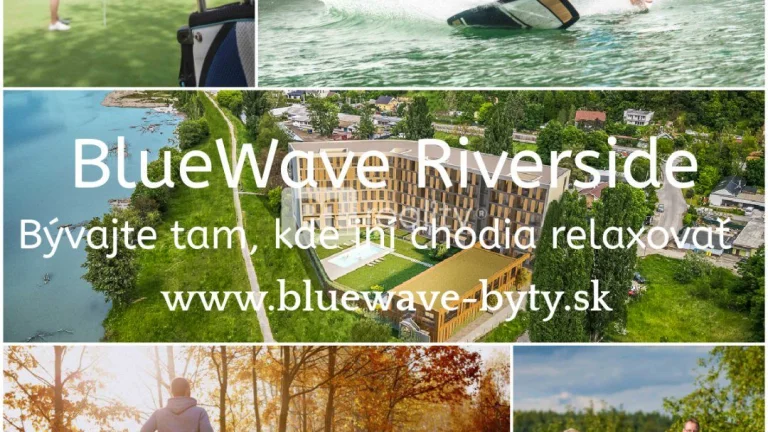 Lukratívny, nový 2-izbový byt B20 BlueWave Riverside Piešťan